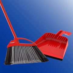 O-Cedar PowerCorner Pet Pro Broom with Step-On Dustpan