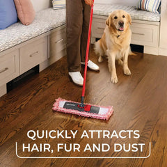 O-Cedar Pet Pro Microfiber Dust Mop Head Replacement: Microfiber, Multi-Surface Application, Unscented